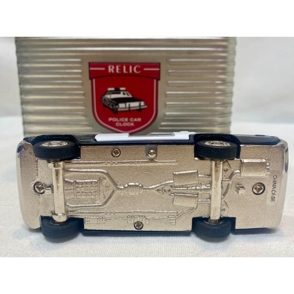 Vintage Relic Novelty Police Neighborhood Watch Clock Dycast Car - Picture 9 of 9